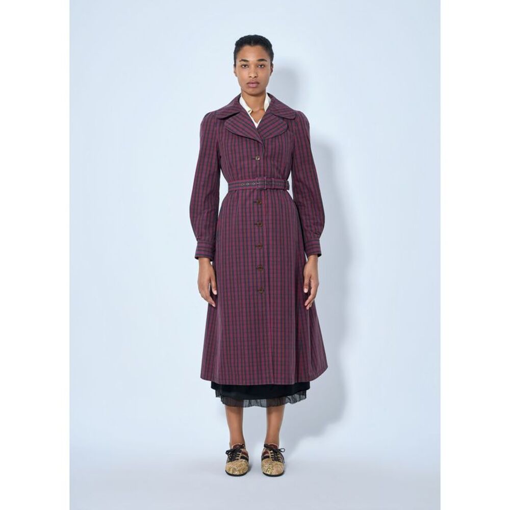 Vivienne Westwood Women Belted Button-Down Trench Coat
